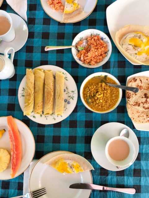 Sri Lankan breakfast!